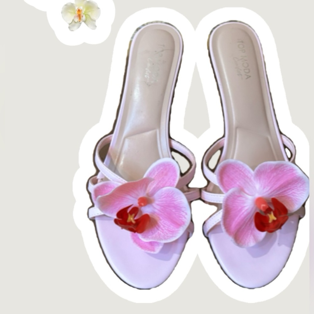 Pink Orchid Heeled Sandals